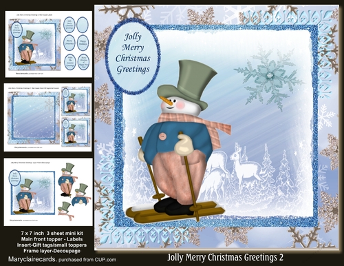 Jolly Merry Christmas 2 mini kit