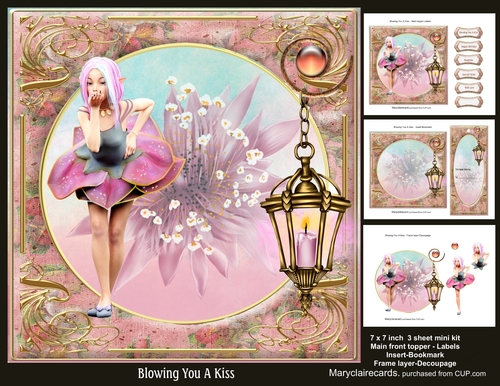 Blowing You A kiss mini kit