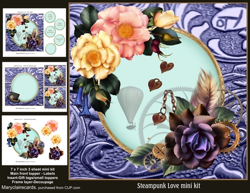 Steampunk Love mini kit