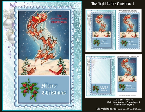 The Night Before Christmas 1 mini kit