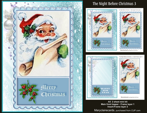 The Night Before Christmas 3 mini kit