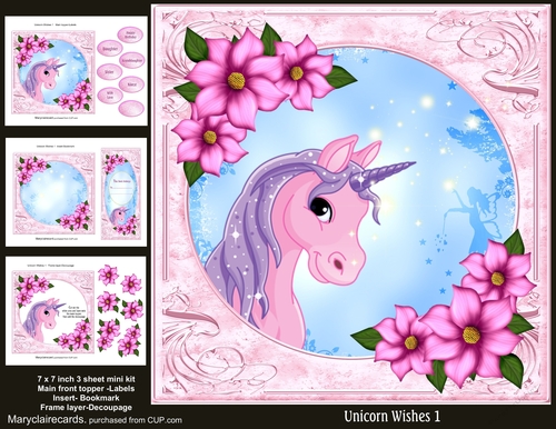 Unicorn Wishes 1 mini kit