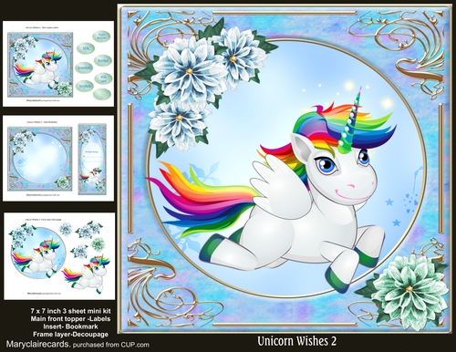 Unicorn Wishes 2 mini kit