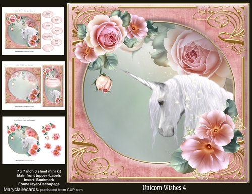 Unicorn Wishes 4 mini kit