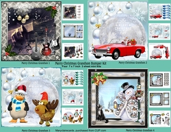 Merry Christmas Grandson Bumper Kit 1