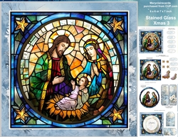 Stained Glass Xmas 3