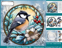Stained Glass Xmas 14