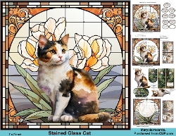 Stained Glass Cat