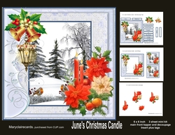 Junes Christmas Candle mini kit
