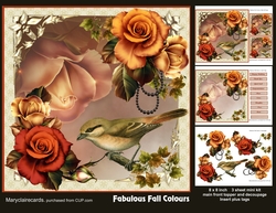 Fabulous Fall Colours 8 x 8 inch mini kit