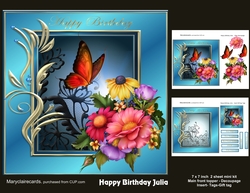 Happy Birthday Julia mini kit