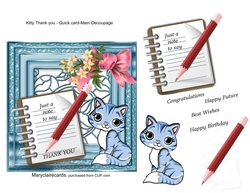 Kitty Thank you quick sheet