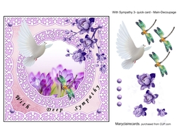 With Sympathy 3 quick card