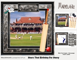 Hows That Birthday For Henry mini kit