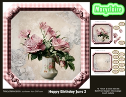 Happy Birthday June 2 mini kit