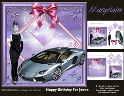 Happy Birthday Jeana mini kit