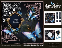 Midnight Garden Corners 1 mini kit