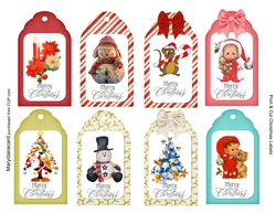 Print & Cut Christmas Labels 1