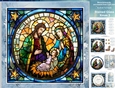 Stained Glass Xmas 3