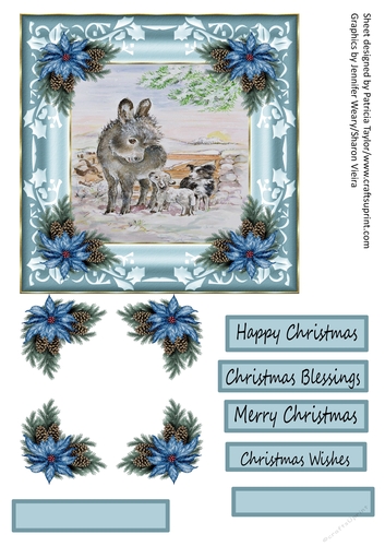 Christmas Blessing Little Donkey