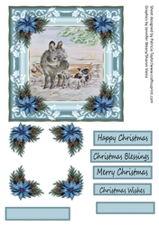 Christmas Blessing Little Donkey