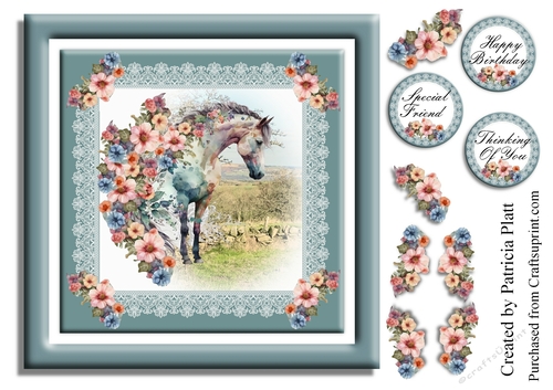 Dreaming Horse Blue