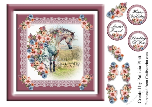 Dreaming Horse Lavendar