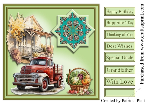 Farm Topper for various occasions for Men Green #3