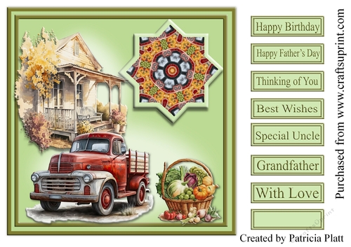 Farm Topper for various occasions for Men Green #4