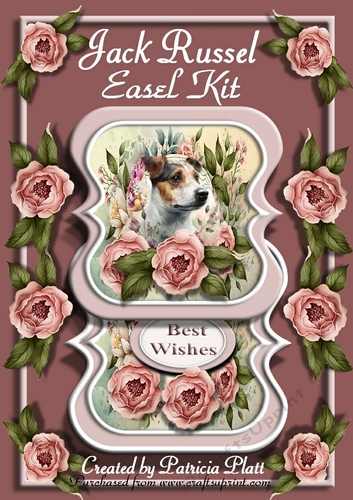 Jack Russel Easel Card