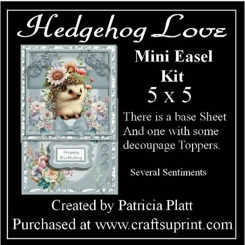 Hedgehog Love Easel Mini Kit