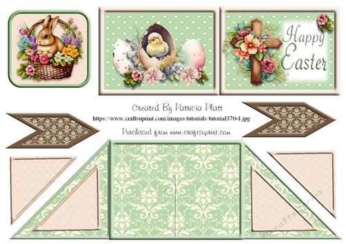 Easter Criss Cross Card 2