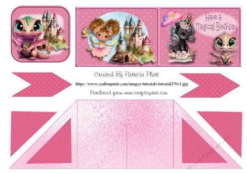 Magical Birthday Criss Cross Card
