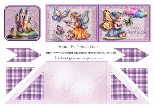 Fairy Magic Birthday Criss Cross Card