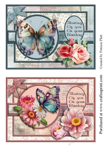 Butterfly Birthday Toppers