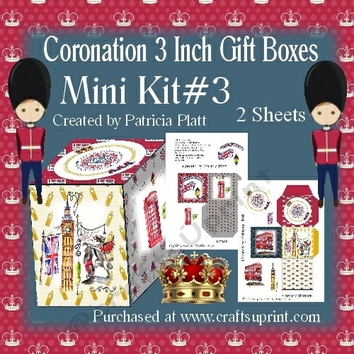 Coronation 3 Inch Gift Box Mini Kit Number 3