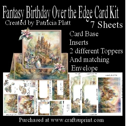 Fantasy Birthday Over The Edge Card Kit