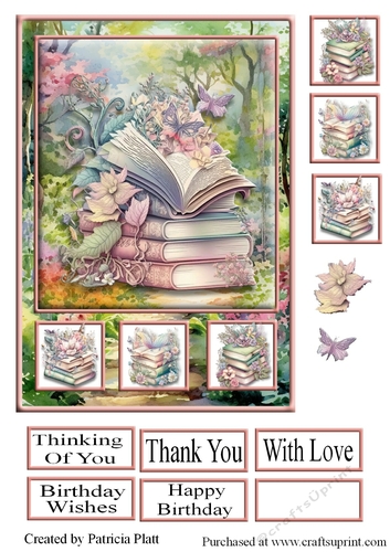 A5 Fairy Books Floral Path