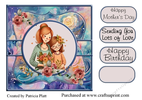 Mother and Daughter 7x7 #1