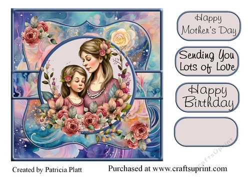 Mother and Daughter 7x7 #2