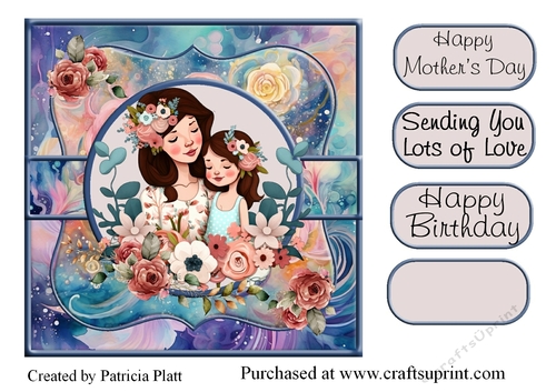 Mother and Daughter 7x7 #3