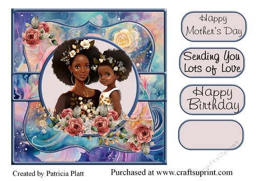 Mother and Daughter 7x7 #5
