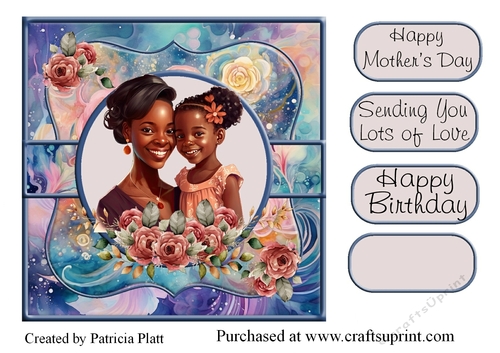 Mother and Daughter 7x7 #6