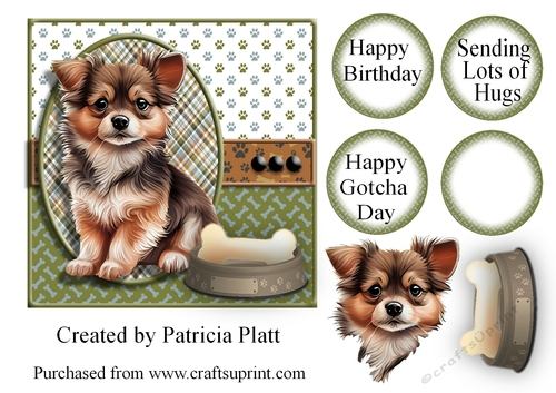 6x6 Chihuahua Topper