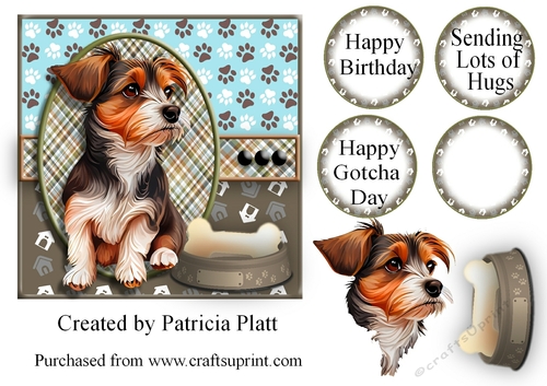 6x6 Jack Russel Topper