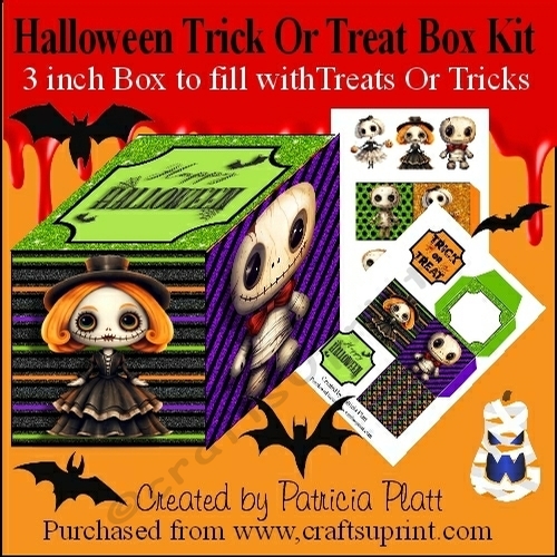 Halloween Trick or Treat Box Kit - #2