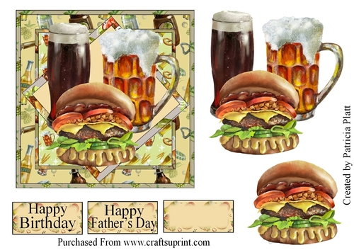 Beers and Burger Square in Squares 