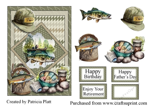 Fishing Birthday, Retirement or Fathers Day