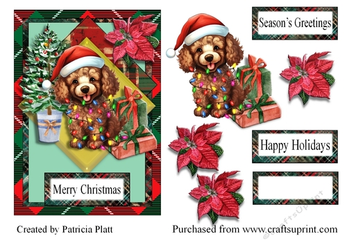 Christmas Poodle