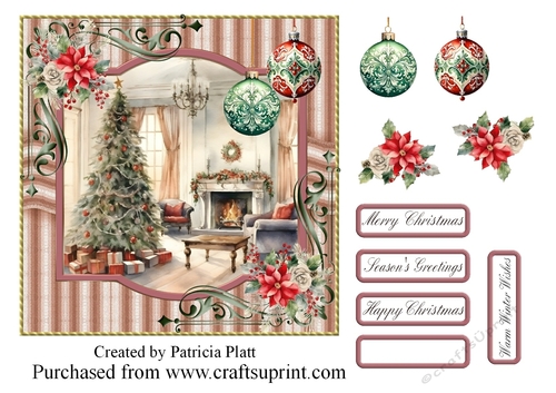 Cozy Christmas Topper 1